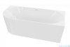 Lavita Lumio Corner wanna 170x80cm wolnostojąca narożna prawa syfon klik-klak biały 5900378370581